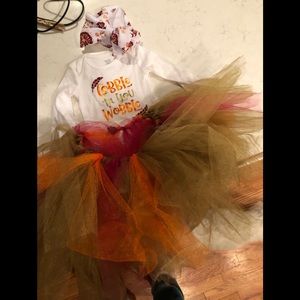 12-18 month girls Thanksgiving outfit